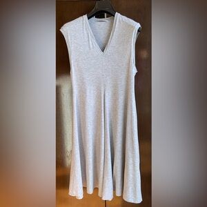 ACNE STUDIOS Tencel V-Neck A-Line Dress